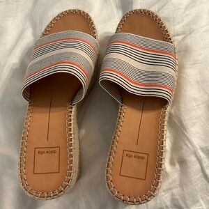 Dolce Vita Sandals. Only worn a few times. 2 small spots on left shoe band